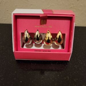 House of Harlow 1960 Metallic Teardrop Earrings